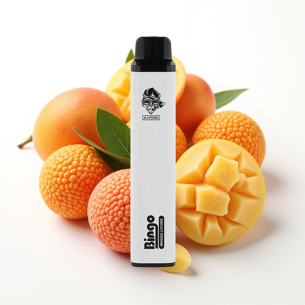 Aivono AIM BINGO 4000 Puffs Compact Rechargeable Mango Lychee