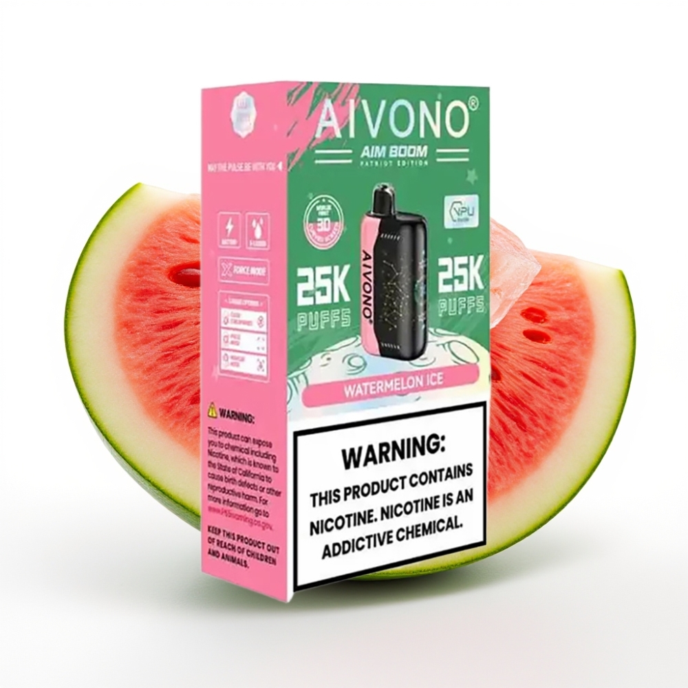 Aivono AIM BOOM 25000 Puffs 28ml Mesh Coil Watermelon Ice