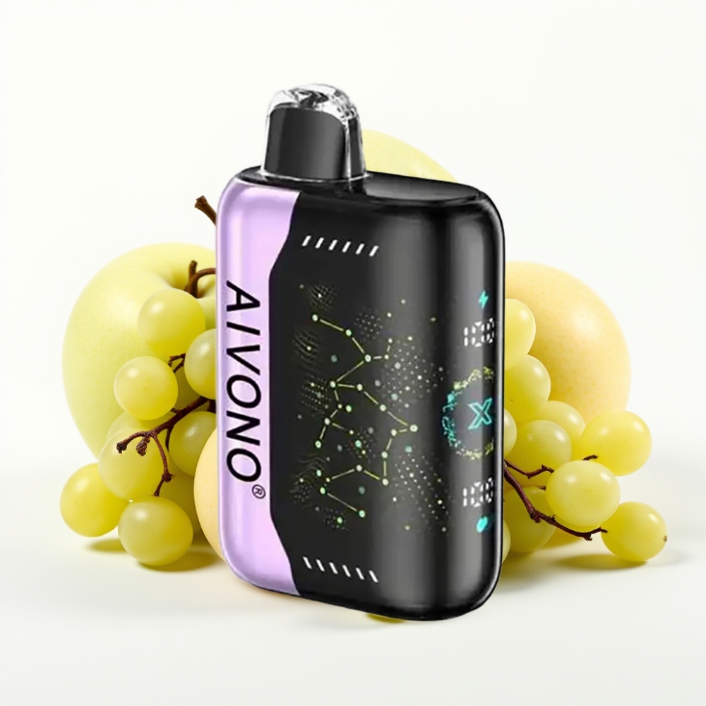 Aivono AIM BOOM 25000 Puffs 28ml Type-C Green Apple Grape