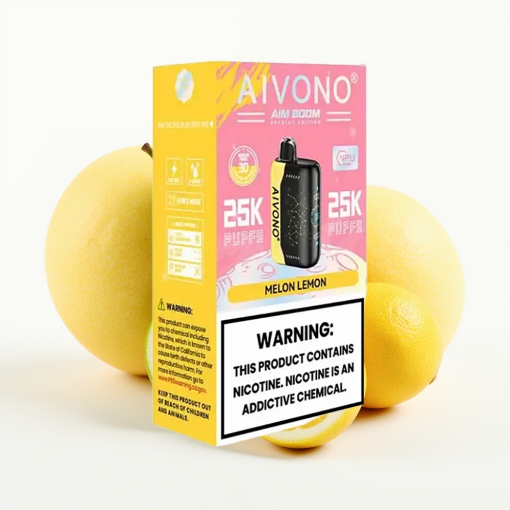 Aivono AIM BOOM 25000 Puffs 28ml Type-C Melon Lemon
