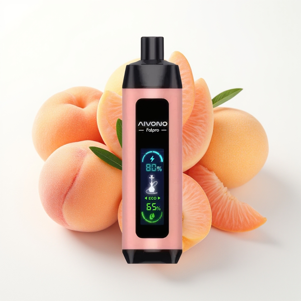 Aivono AIM FATPRO 22000 Puffs 28ml Rechargeable Peach Ice