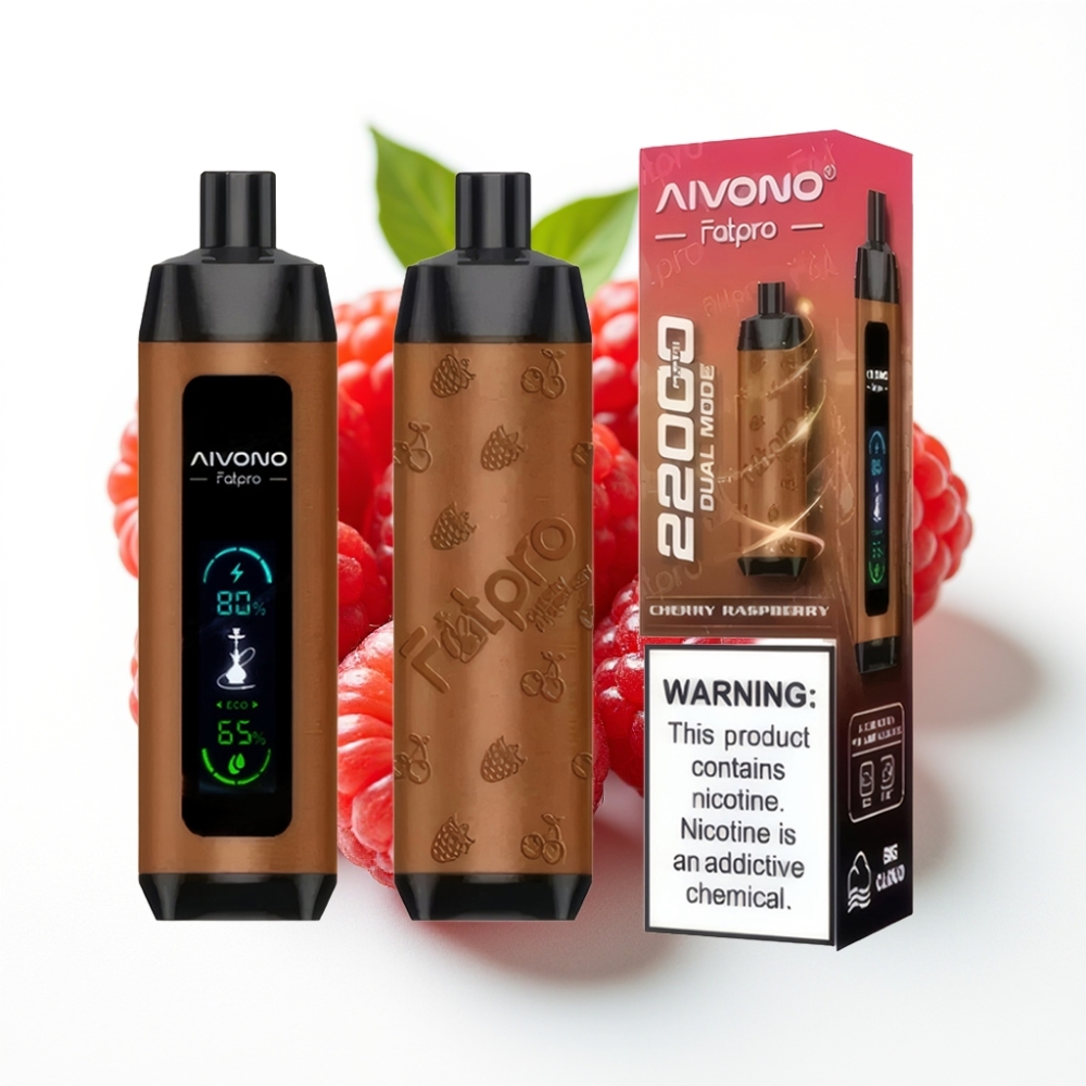 Aivono AIM FATPRO 22000 Puffs Rechargeable Cherry Raspberry
