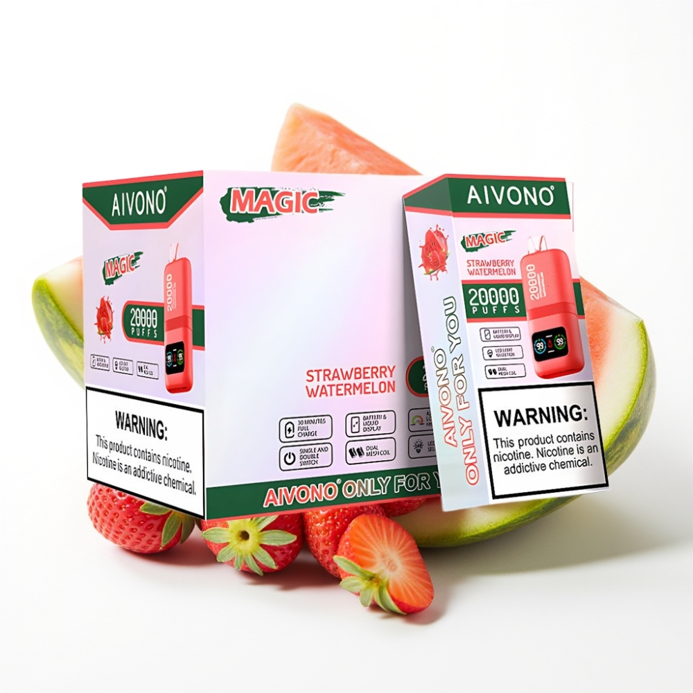 Aivono AIM MAGIC 20000 Puffs Dual Mesh Coils Strawberry Watermelon