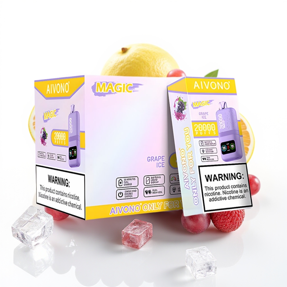 Aivono AIM MAGIC 20000 Puffs Dual Mesh Grape Ice