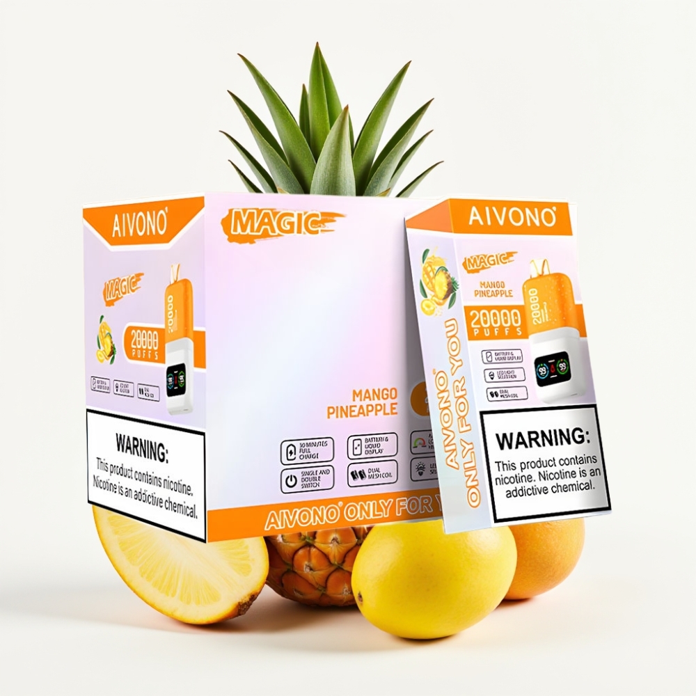 Aivono AIM MAGIC 20000 Puffs Dual Mesh LCD Mango Pineapple