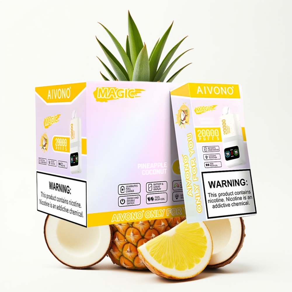 Aivono AIM MAGIC 20000 Puffs Dual Mesh LCD Pineapple Coconut