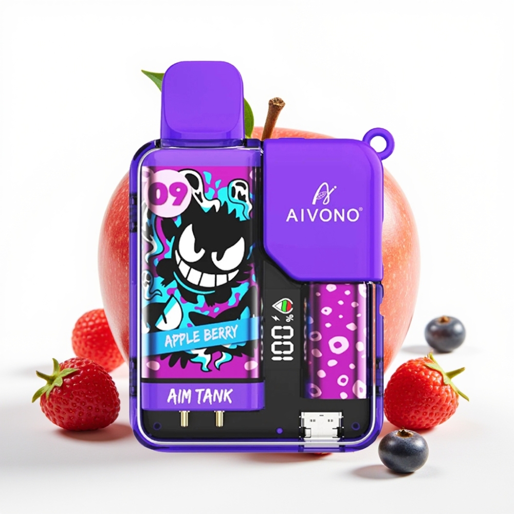 Aivono AIM-TANK 9500 Puffs 18ml LCD Apple Berry