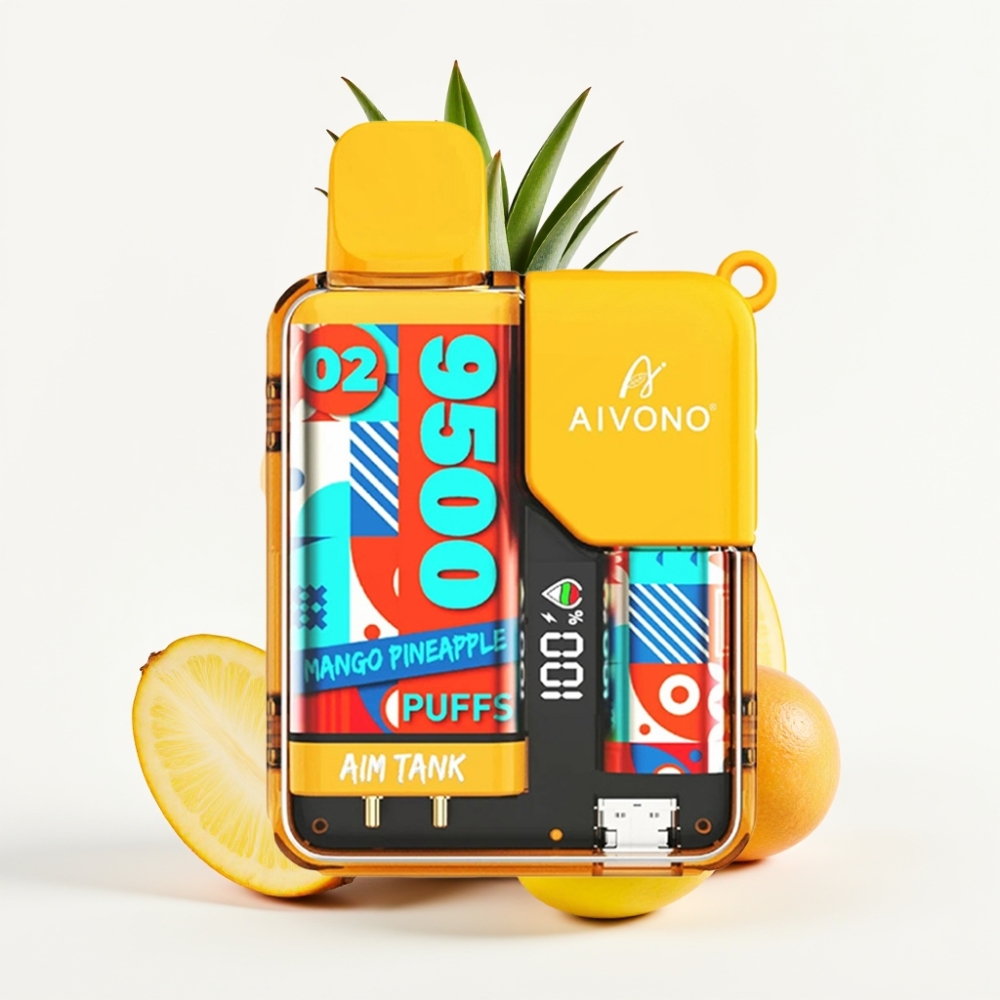 Aivono AIM-TANK 9500 Puffs 18ml LCD Display Mango Pineapple