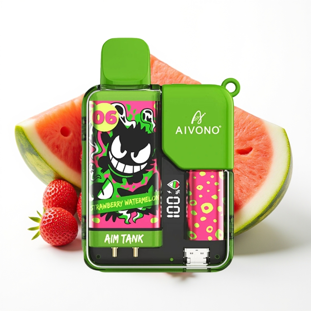 Aivono AIM-TANK 9500 Puffs 18ml LCD Strawberry Watermelon