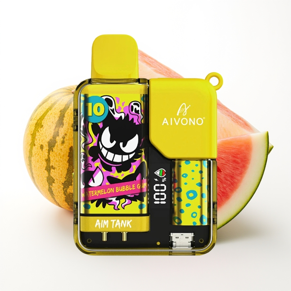 Aivono AIM-TANK 9500 Puffs 18ml LCD Watermelon Bubble Gum