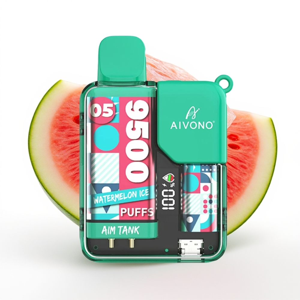 Aivono AIM-TANK 9500 Puffs 18ml LCD Watermelon Ice