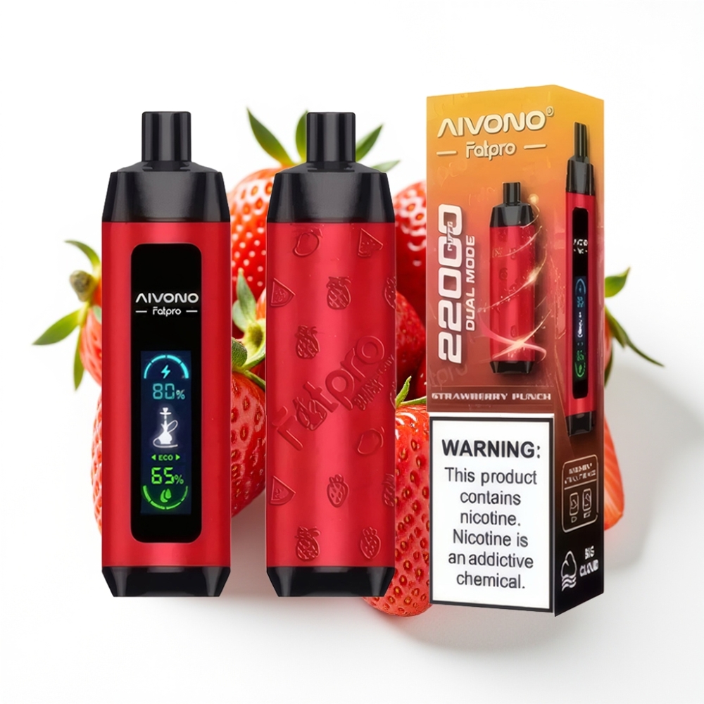 Aivono Aim Fatpro 22000 Puffs Rechargeable Strawberry Punch