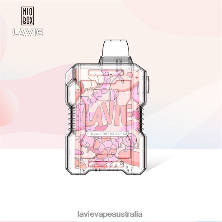Buy Lavie Vape - LAVIE NIO BOX 9000 Puffs Strawberry Ice Cream D82X4196