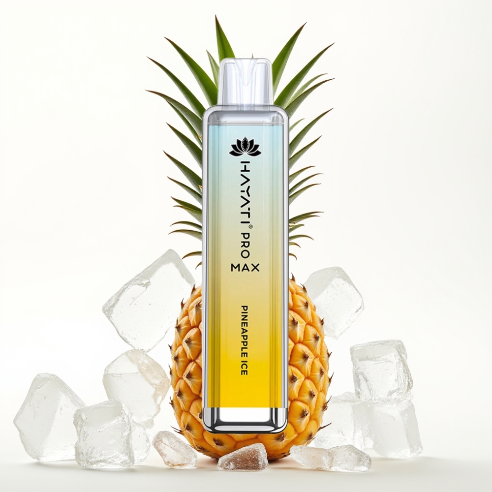 Hayati Pro Max 4000 Puffs Dual Mesh Coil Disposable Vape Pineapple Ice