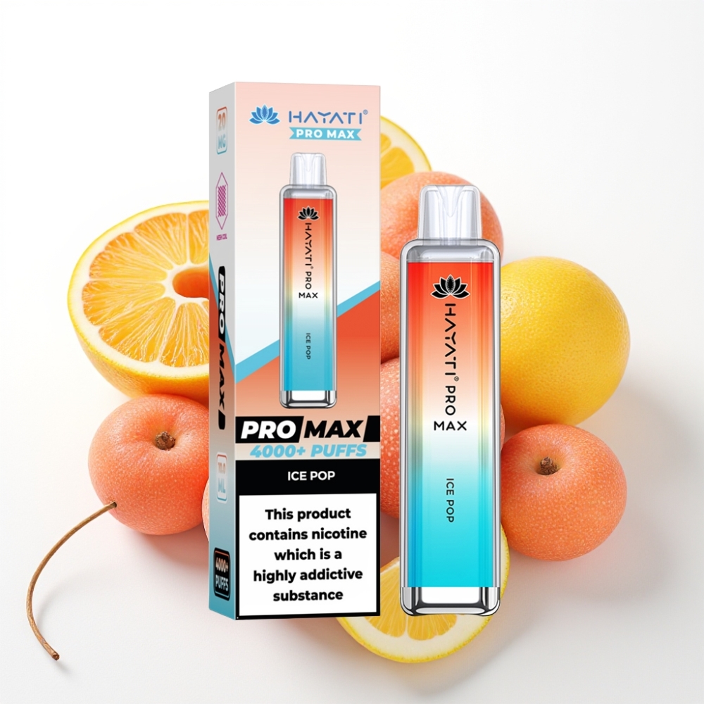 Hayati Pro Max 4000 Puffs Dual Mesh Disposable Vape Ice Pop