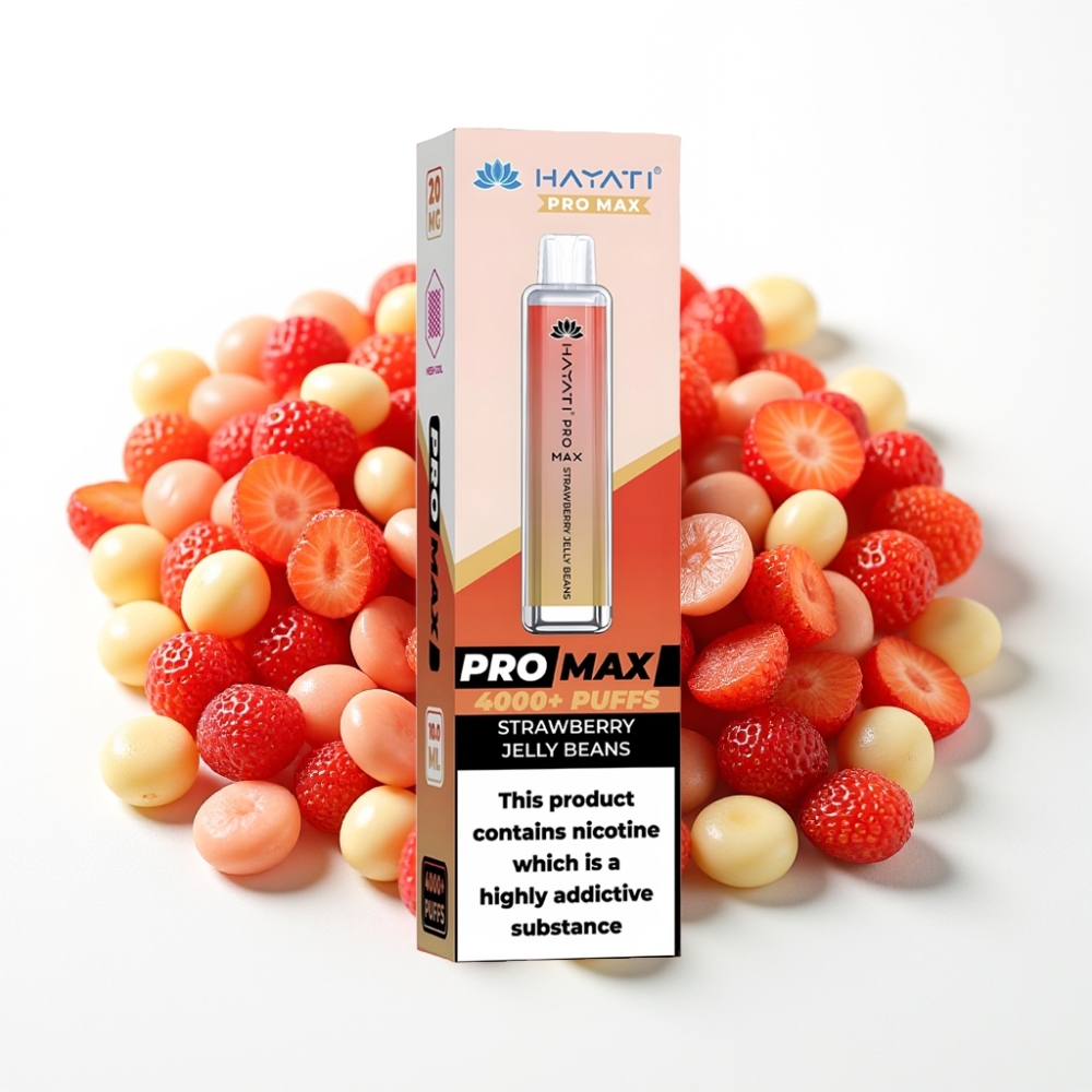 Hayati Pro Max 4000 Puffs Dual Mesh Strawberry Jelly Beans