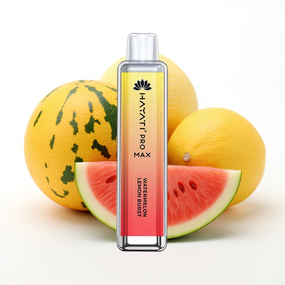 Hayati Pro Max 4000 Puffs Rechargeable Disposable Vape Watermelon Lemon Burst