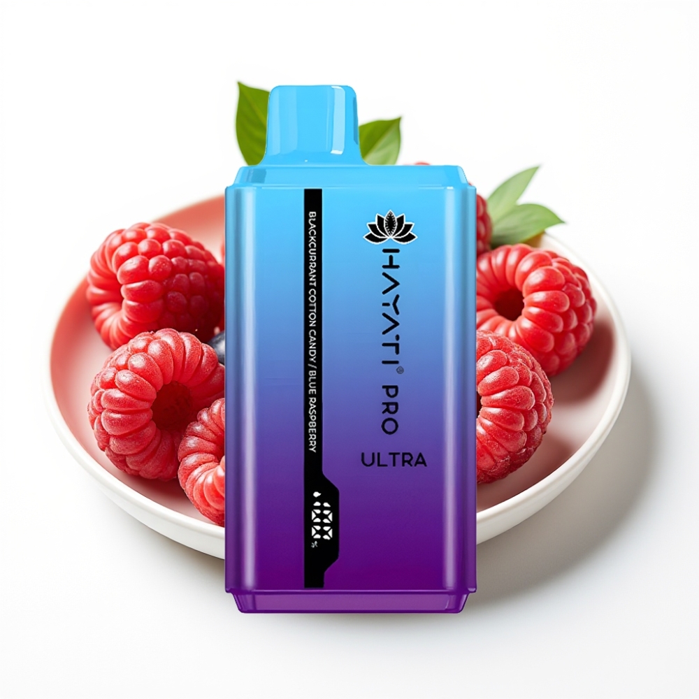 Hayati Pro Ultra 15000 Puffs 24ml Blackcurrant Cotton Candy Blue Raspberry
