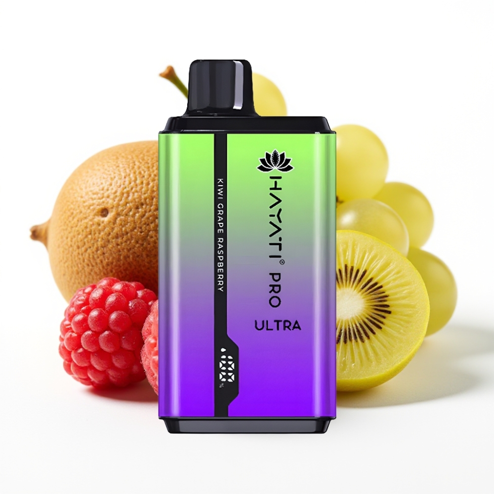 Hayati Pro Ultra 15000 Puffs 24ml Kiwi Grape Raspberry