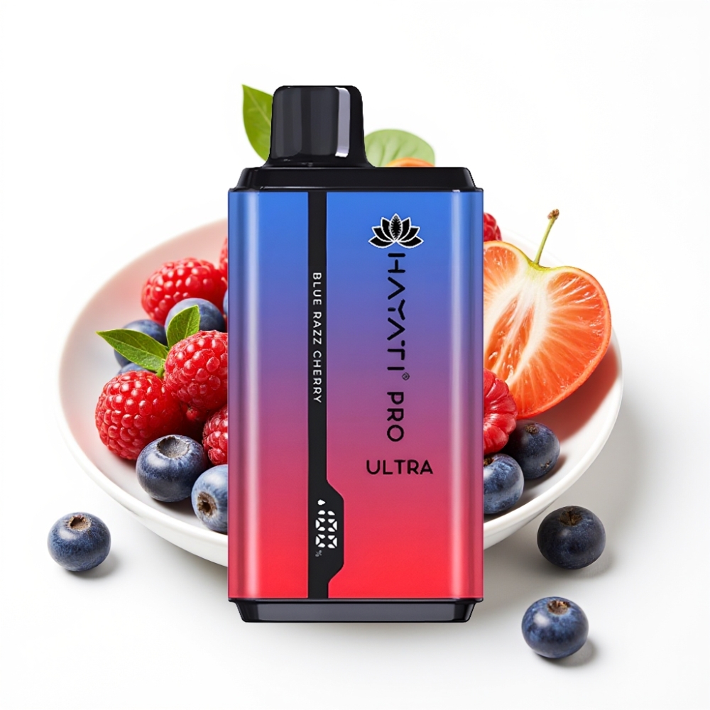Hayati Pro Ultra 15000 Puffs 2×12ml Blue Razz Cherry