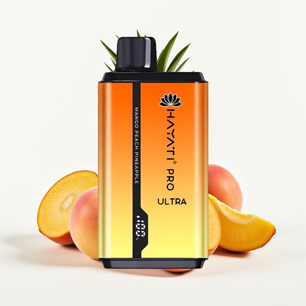 Hayati Pro Ultra 15000 Puffs 2×12ml Mango Peach Pineapple