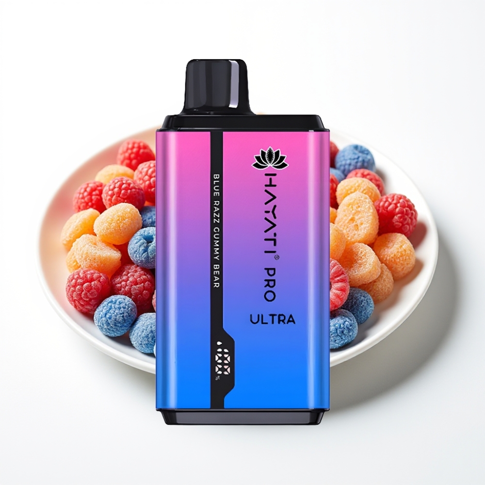 Hayati Pro Ultra 15000 Puffs 850mAh Blue Razz Gummy Bear