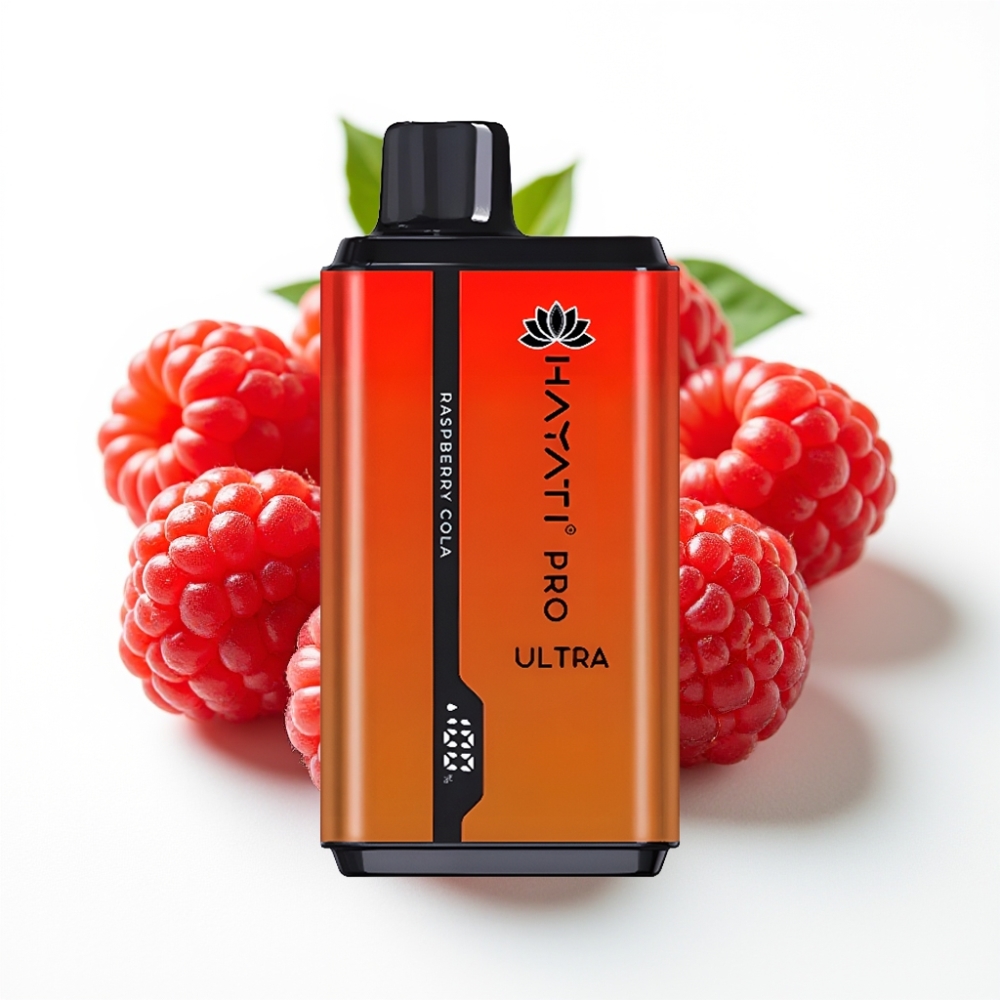 Hayati Pro Ultra 15000 Puffs 850mAh Raspberry Cola