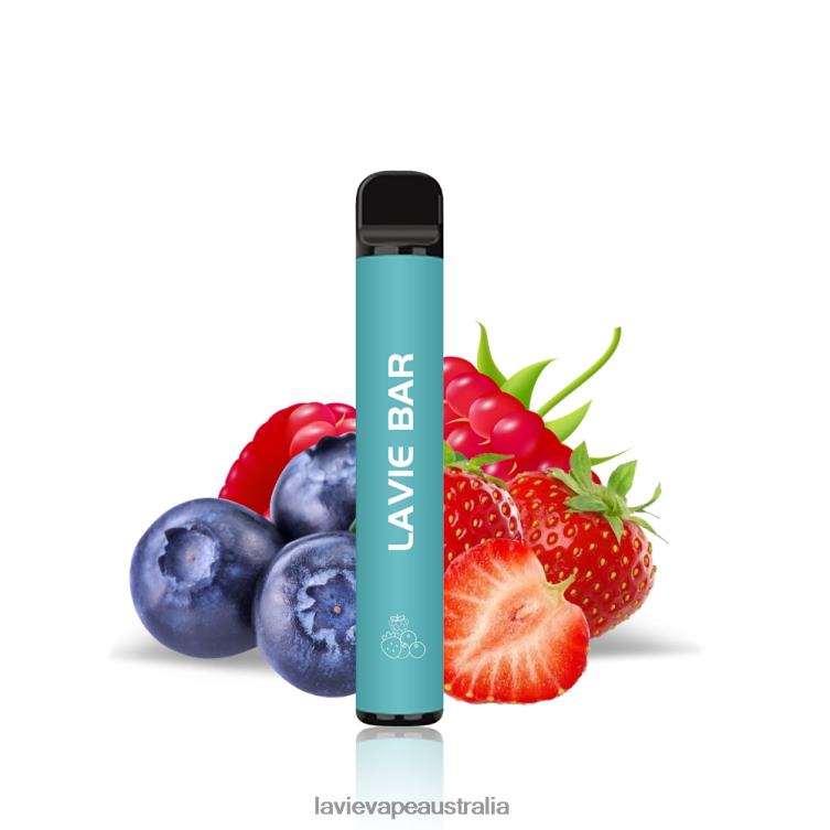 Lavie Vape Australia - LAVIE BAR 2 Version 800 Puffs Mix Berry D82X4323