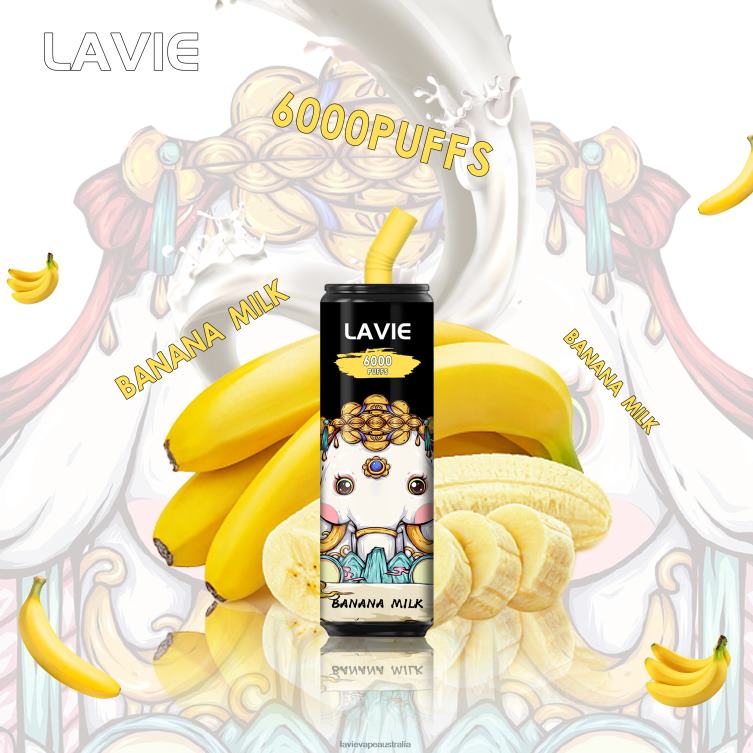 Lavie Vape Australia - LAVIE Coke BAR 6000 Puffs Banana Milk D82X4274