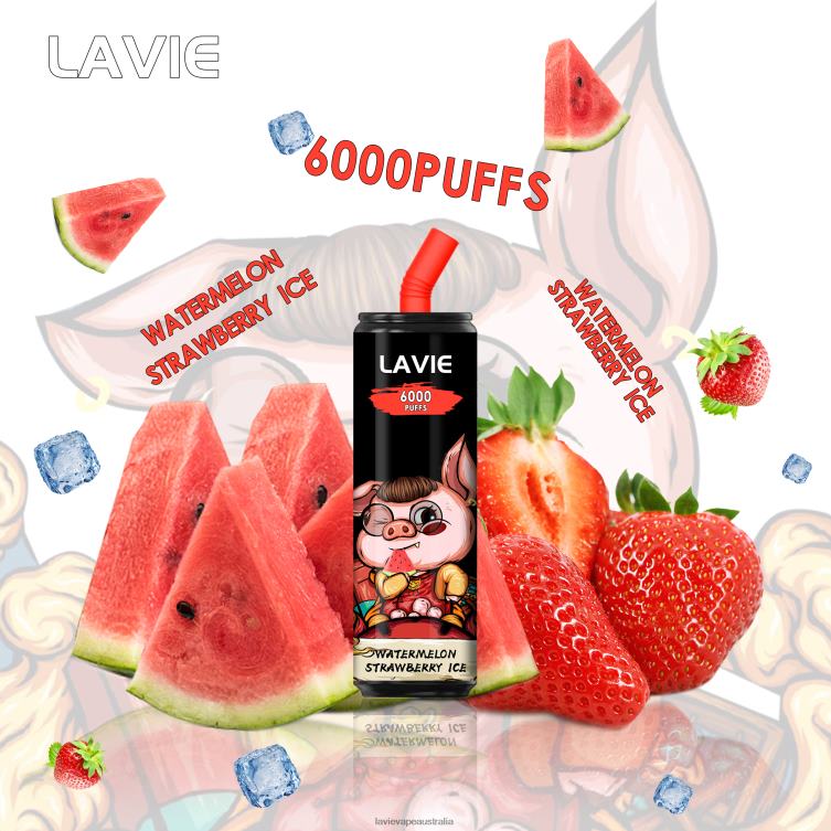 Lavie Vape Australia - LAVIE Coke BAR 6000 Puffs Watermelon Strawberry Ice D82X4267