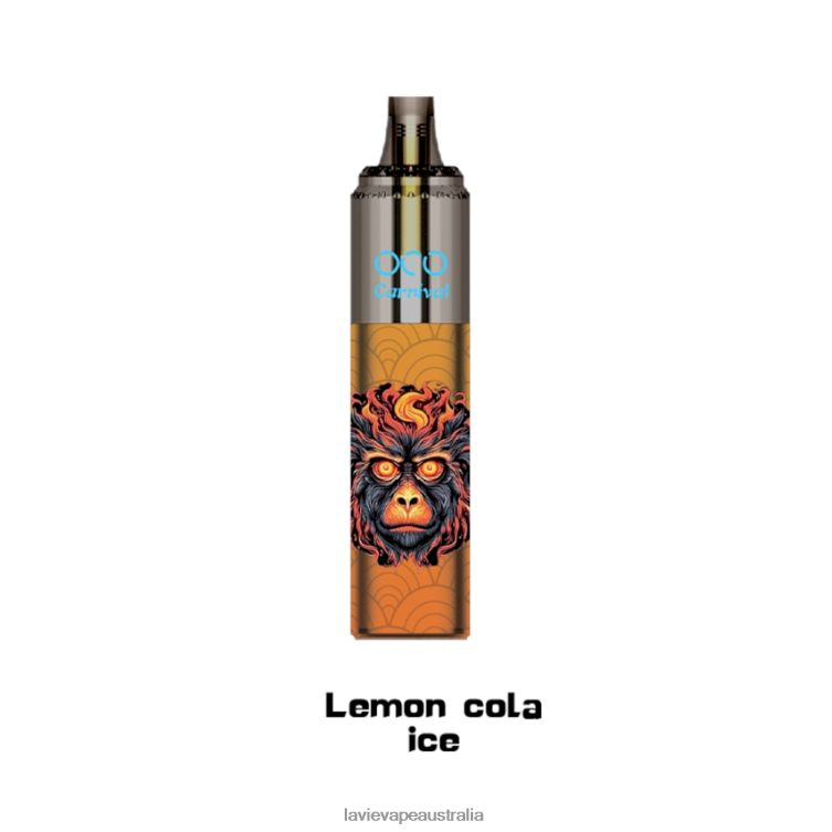 Lavie Vape Australia - LAVIE OCO Carnival 10000 Puffs Lemon Cola Ice D82X4351