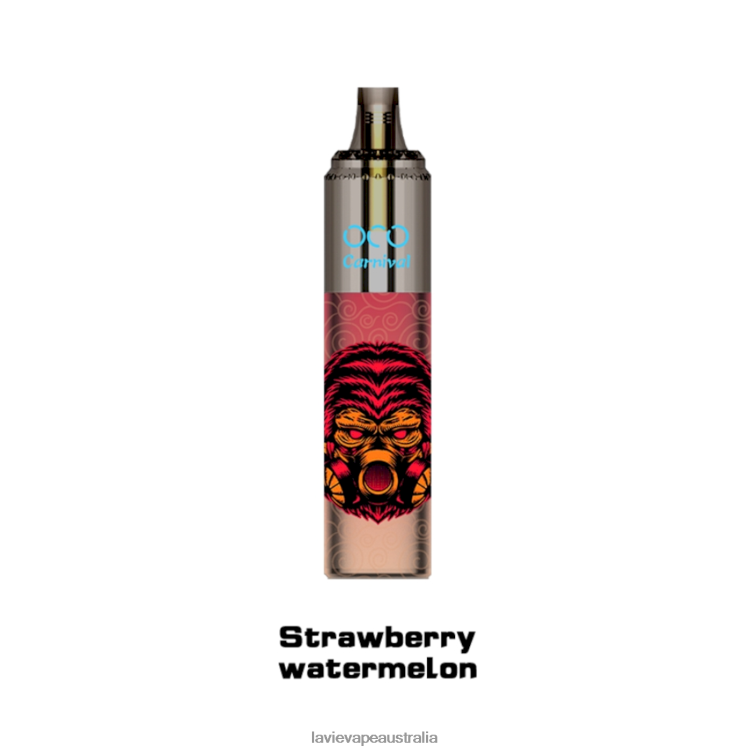 Lavie Vape Australia - LAVIE OCO Carnival 10000 Puffs Strawberry Watermelon D82X4358