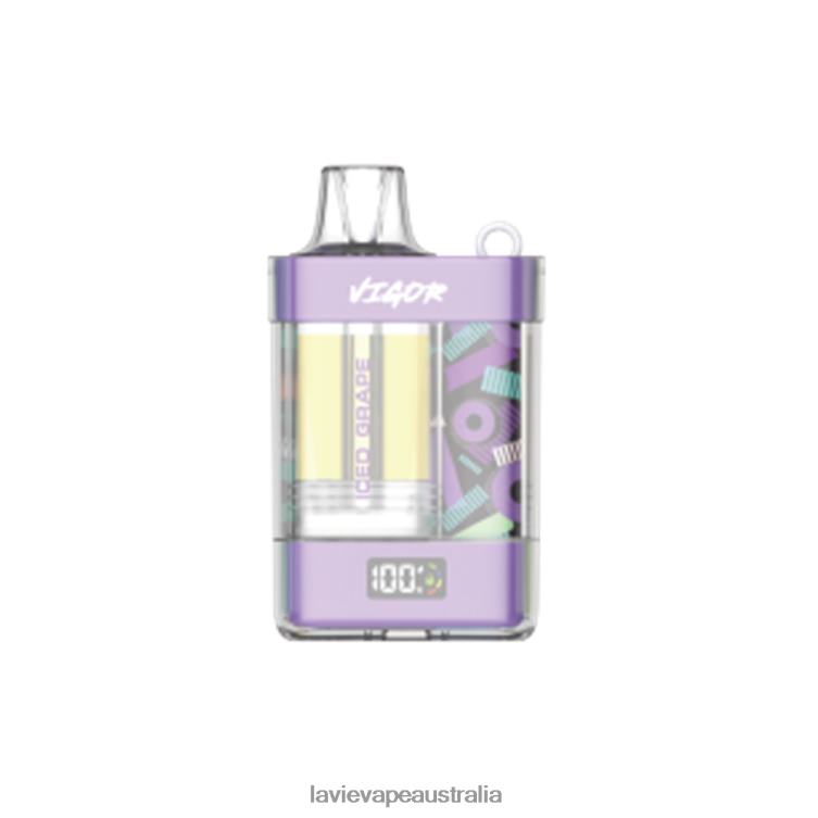 Lavie Vape Australia - LAVIE VIGOR 15000 Puffs Iced Grape D82X48