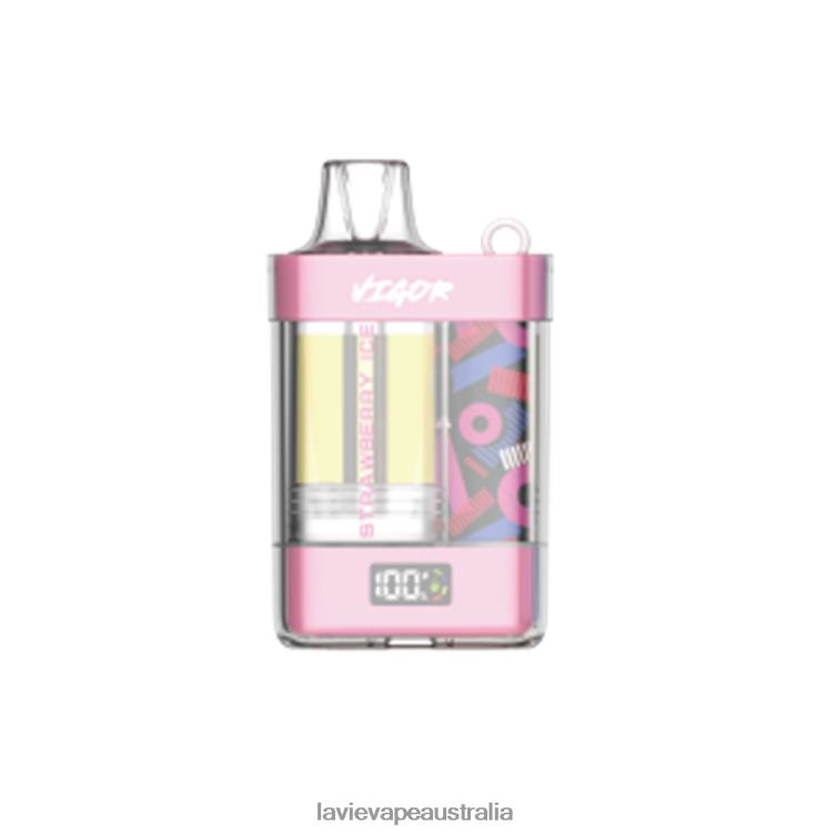 Lavie Vape Australia - LAVIE VIGOR 15000 Puffs Strawberry Ice D82X41