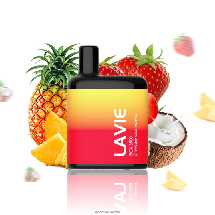 Lavie Vape Sydney - LAVIE BOX 3500 Puffs Strawberry Coco Pineapple D82X4207