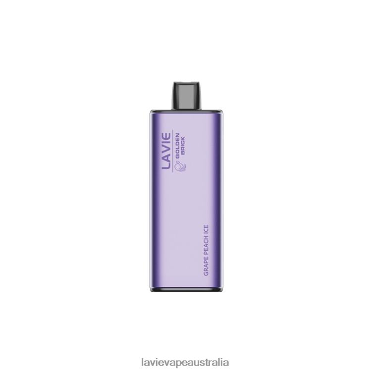 Lavie Vape Sydney - LAVIE GOLDEN BRICK 10000 Puffs Grape Peach Ice D82X460