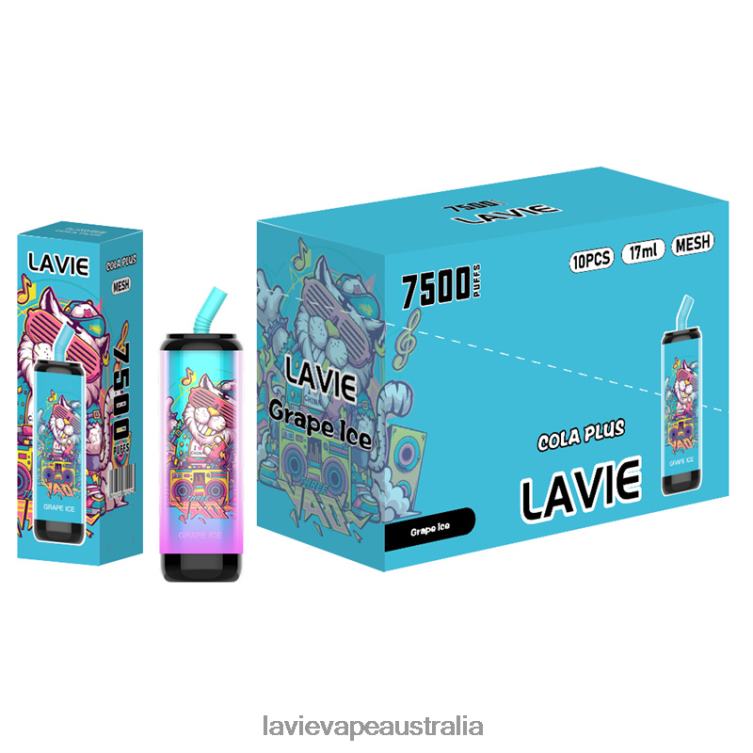 Lavie Vapes - LAVIE Cola Plus 7500 Puffs Grape Ice D82X4254