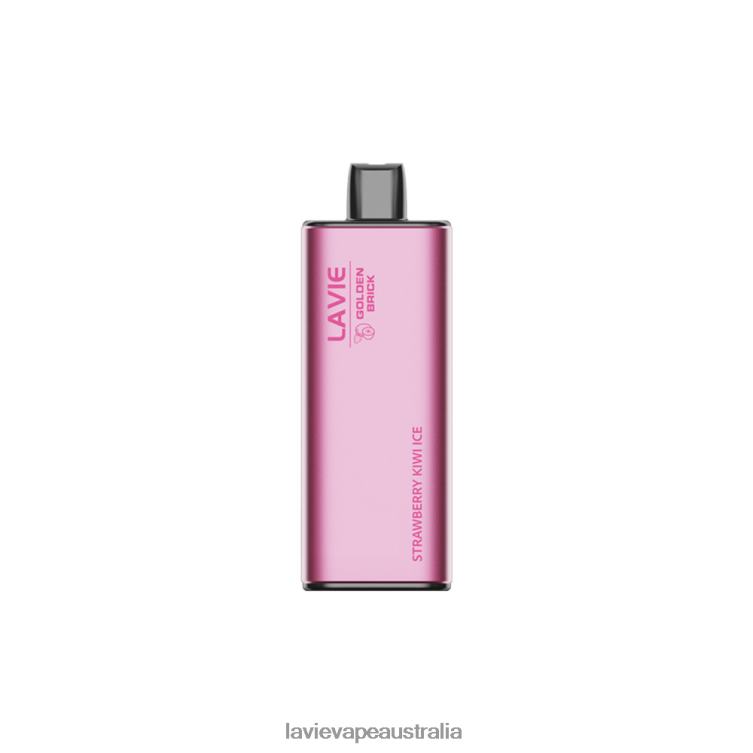 Lavie Vapes - LAVIE GOLDEN BRICK 10000 Puffs Strawberry Kiwi Ice D82X465