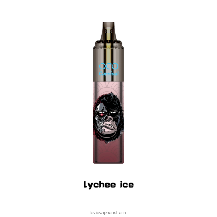 Lavie Vapes - LAVIE OCO Carnival 10000 Puffs Lychee Ice D82X4352