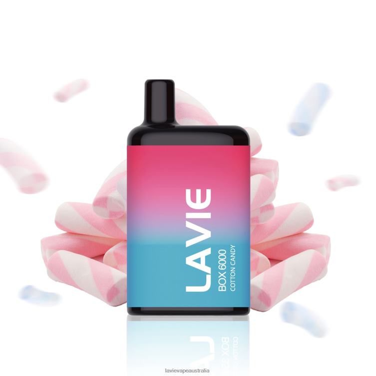 Lavie Vapes Review - LAVIE BOX 6000 Puffs Cotton Candy D82X4206