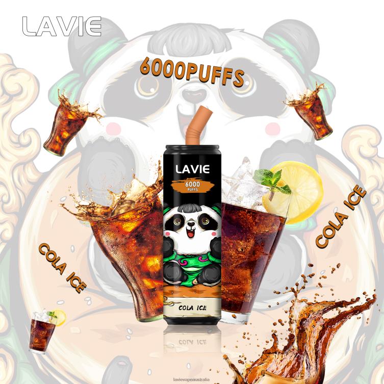 Lavie Vapes Review - LAVIE Coke BAR 6000 Puffs Cola Ice D82X4276