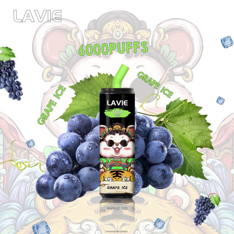 Lavie Vapes Review - LAVIE Coke BAR 6000 Puffs Grape Ice D82X4269