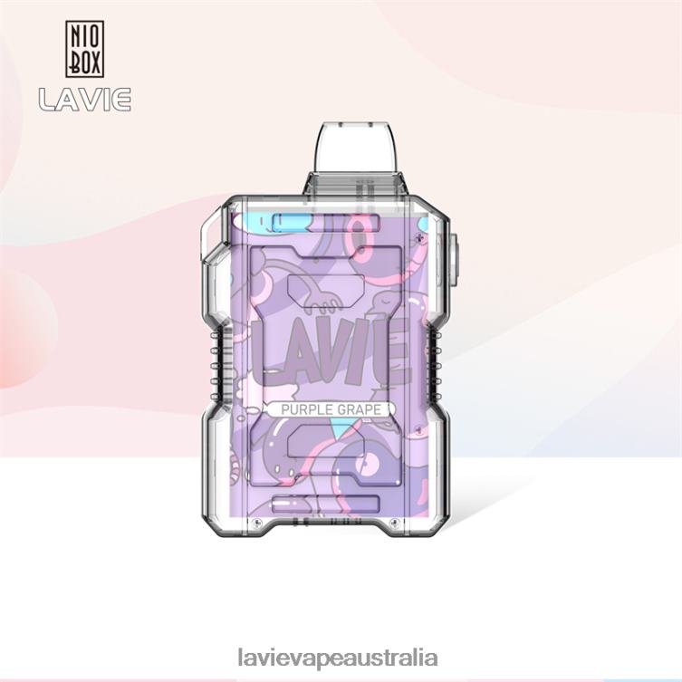 Lavie Vapes Review - LAVIE NIO BOX 9000 Puffs Purple Grape D82X4192