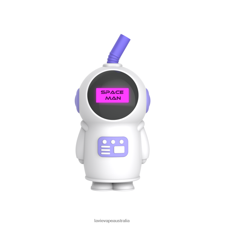 Lavie Vapes Review - LAVIE SPACE MAN 7000 Puffs Grape Ice D82X4234