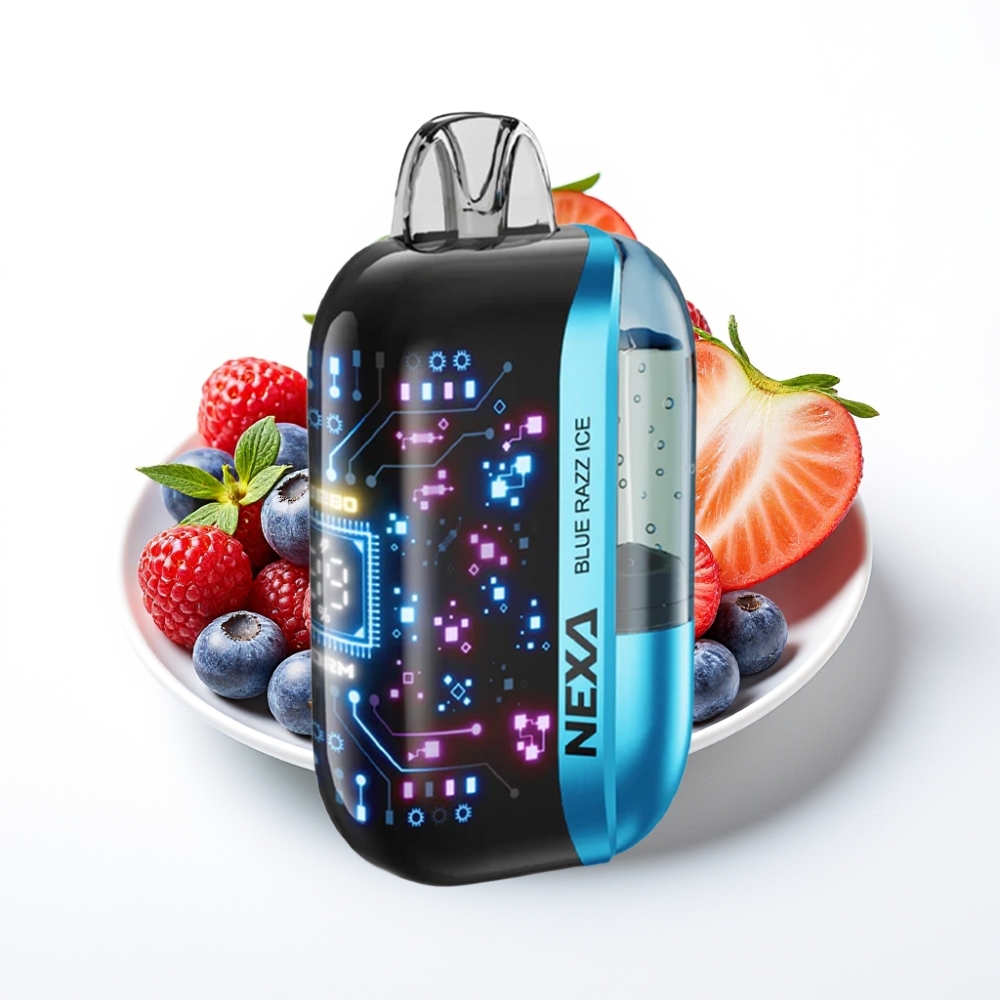 NEXA Ultra 50000 Puffs 20ml 800mah Disposable Vape Blue Razz Ice