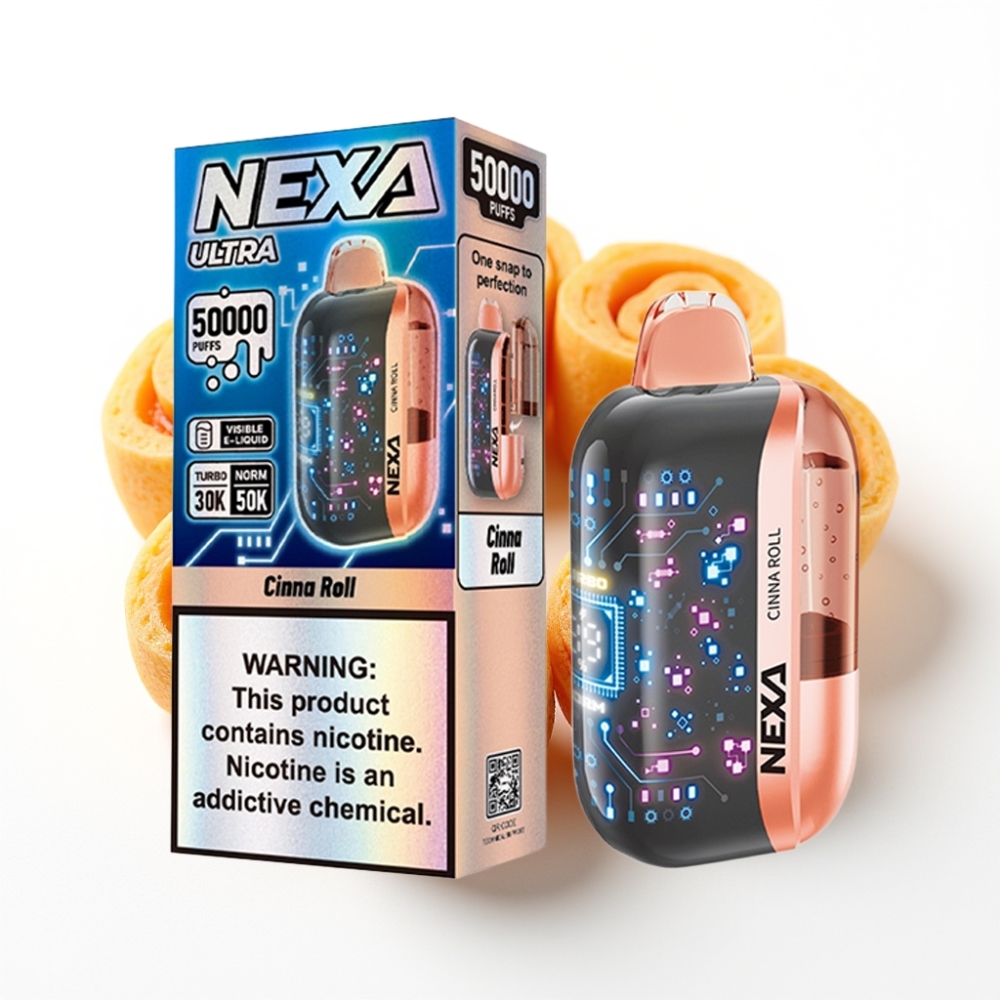 NEXA Ultra 50000 Puffs 20ml Cinna Roll
