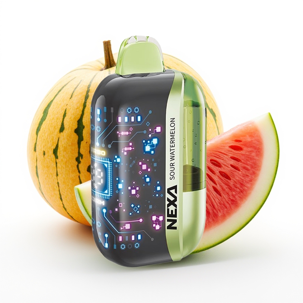 NEXA Ultra 50000 Puffs Disposable Vape 20ml 09ohm Dual Mesh Sour Watermelon