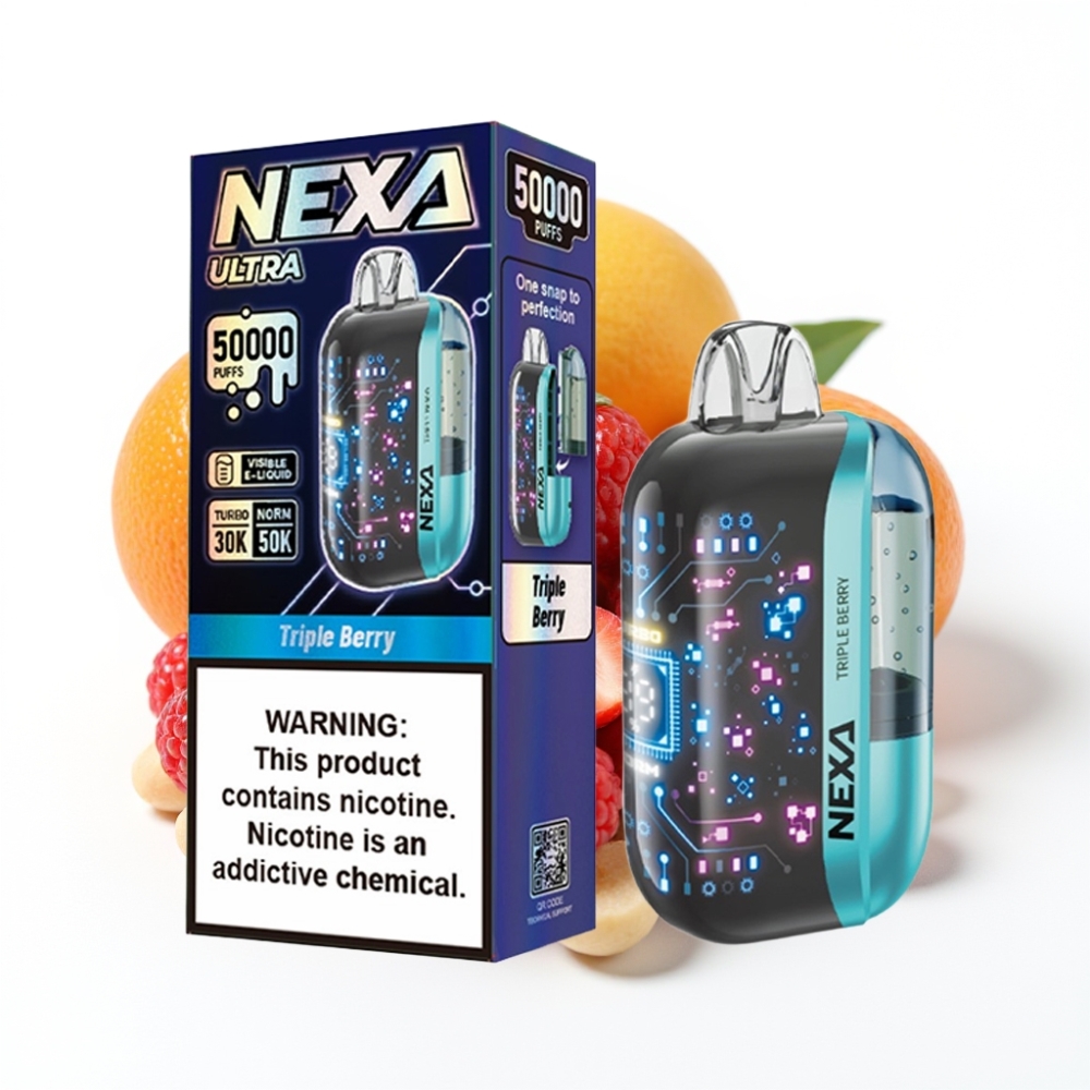 NEXA Ultra 50000 Puffs Disposable Vape 20ml 800mah Triple Berry