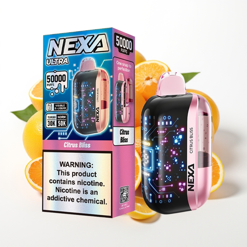 NEXA Ultra 50K Disposable Vape 20ml 800mAh Citrus Bliss