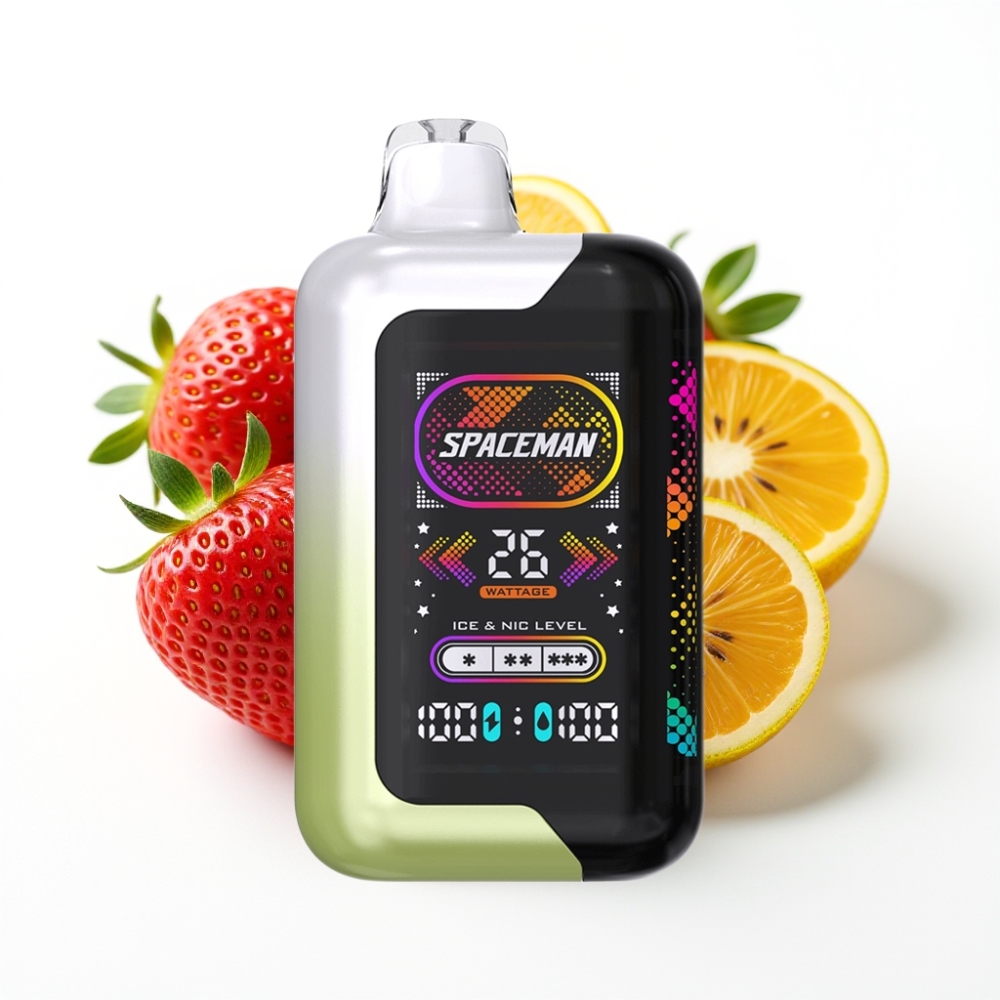 SMOK Spaceman SP40000 Zero Nicotine 20ml Dual Meshed Coil Strawberry Kiwi